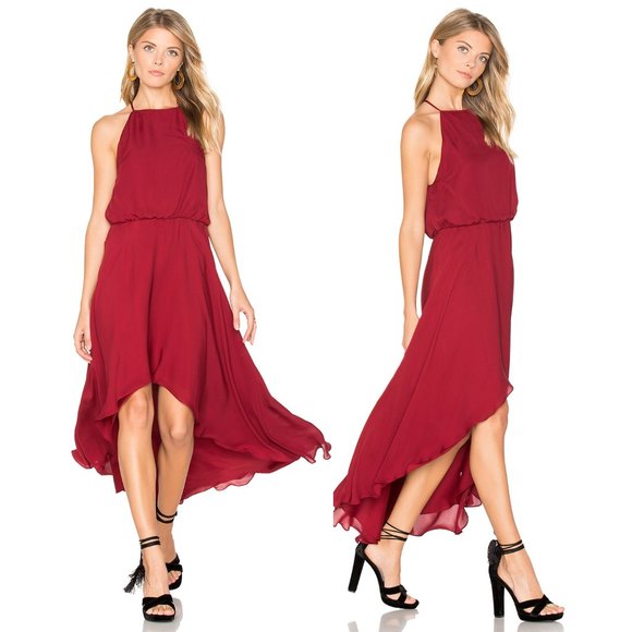 Haute Hippie Dresses & Skirts - NWT $595 HAUTE HIPPIE 100% Silk Asymmetric Hem M